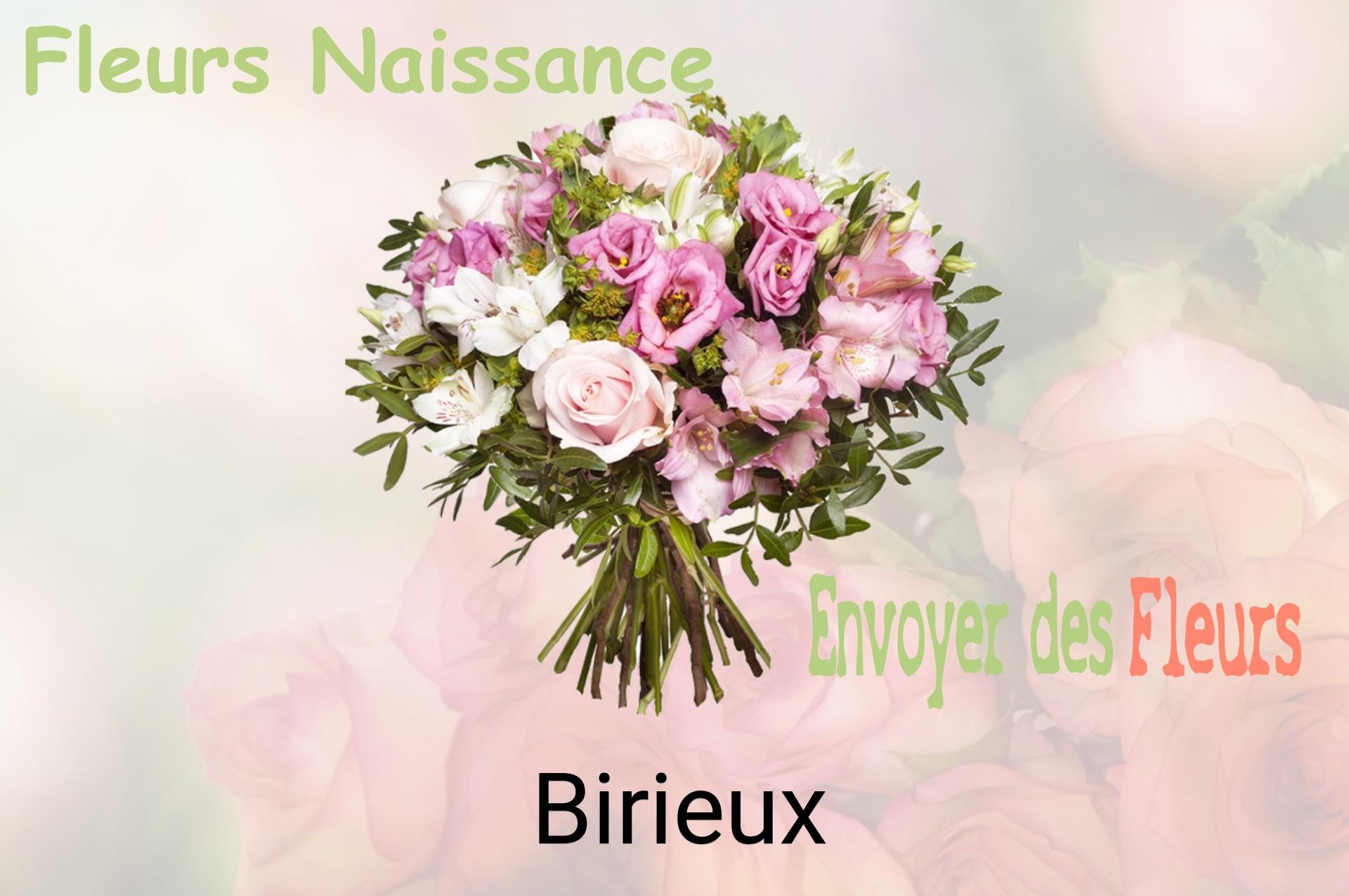 Bouquet de fleurs de naissance livré à Birieux